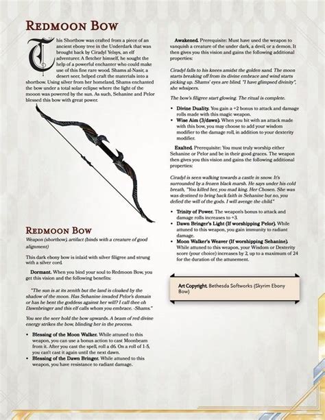 Unveiling the Secrets of the Elven Dnd Magic Bow